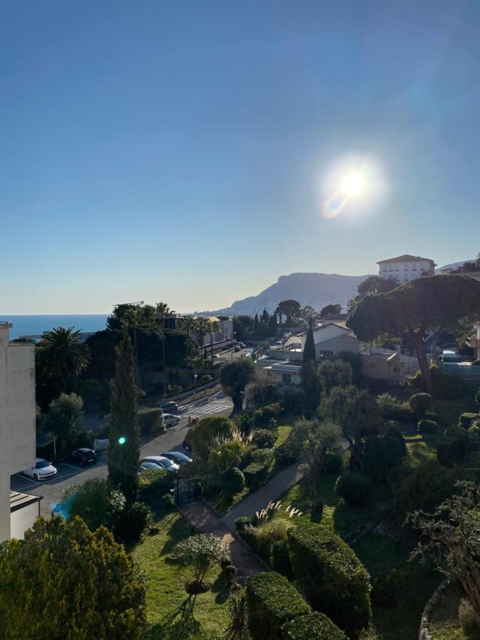 Charmant 2 Pieces Vue Sur Mer Et Monte-Carlo A Roquebrune Cap Martin Dış mekan fotoğraf