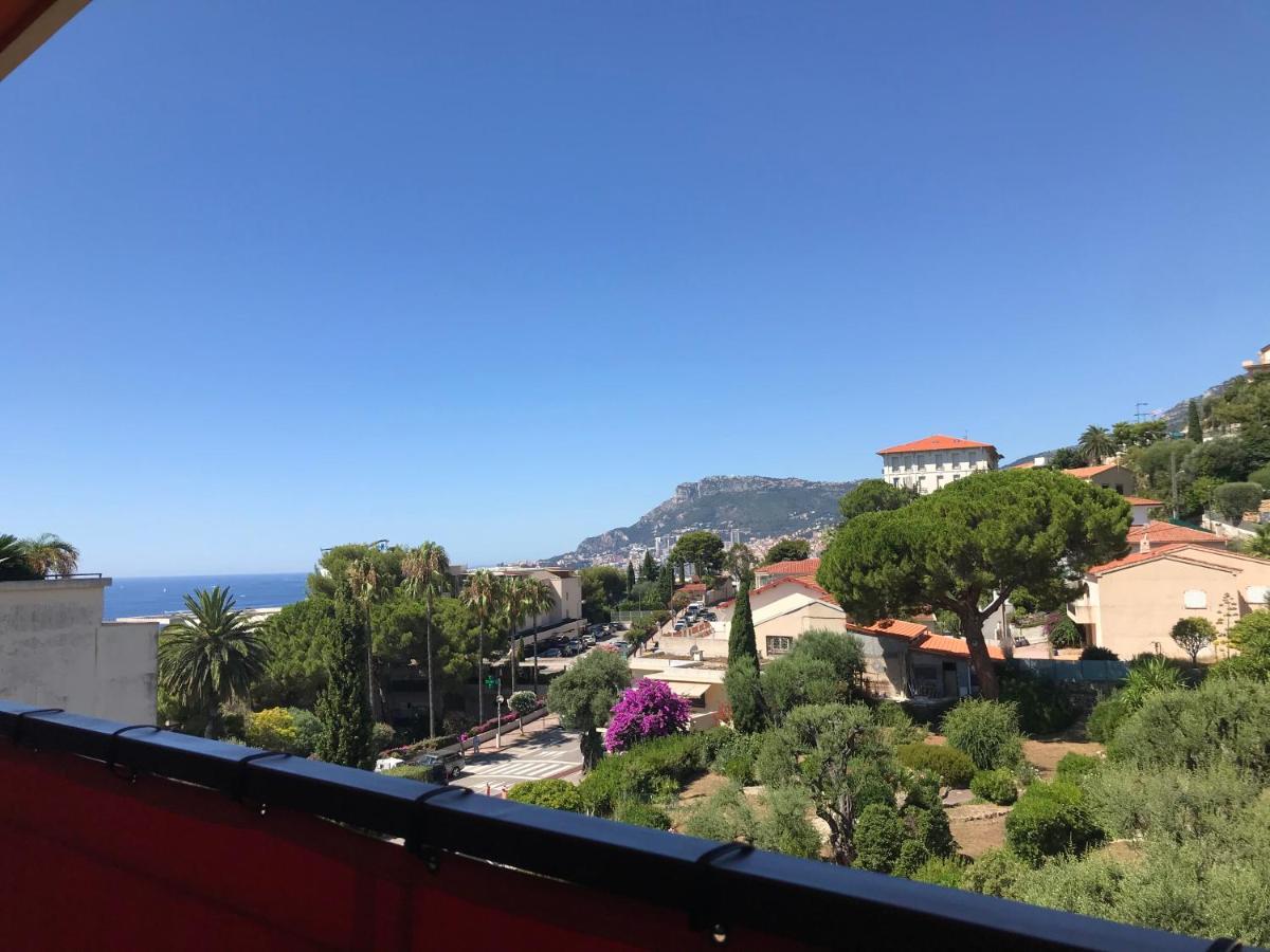 Charmant 2 Pieces Vue Sur Mer Et Monte-Carlo A Roquebrune Cap Martin Dış mekan fotoğraf