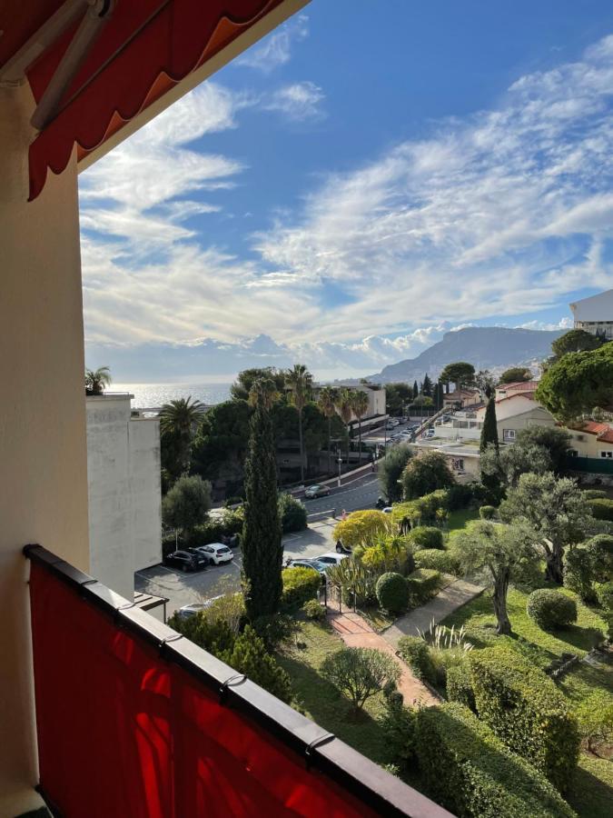Charmant 2 Pieces Vue Sur Mer Et Monte-Carlo A Roquebrune Cap Martin Dış mekan fotoğraf
