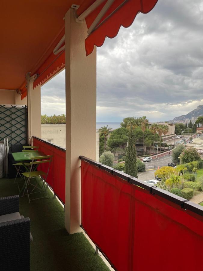 Charmant 2 Pieces Vue Sur Mer Et Monte-Carlo A Roquebrune Cap Martin Dış mekan fotoğraf